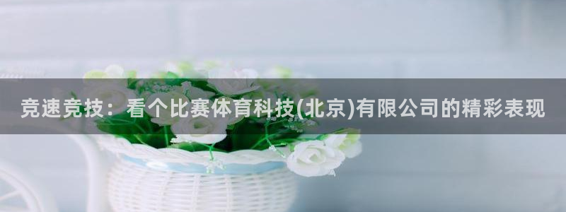 竞速竞技：看个比赛体育科技(北京)有限公司的精彩表现